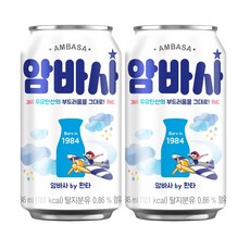 환타 밀크소다 구 암바사 345ml, 5개
