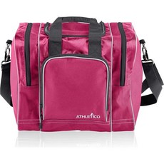 싱글 볼용 아틀레티코 볼링백 - 패딩 볼 홀더가 있는 토트백 남성 사이즈 14까지 신발 한 켤레에 맞습니다, Pink, 1개
