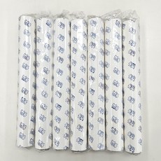 광폭 테이프 클리너 사선 롤 대형 롱핸드 크리너 리필, 7개