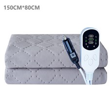 Apnoo 12V 차박 실속형 탄소섬유 온열매트 차량용전기전기장판 전기매트 12v 전기장판 탄소 온열 매트 장판 온열 열선 캠핑 매트 전기 시트 SUV 캠핑카, 1개, 회색150*80