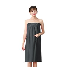 뷰티링크 국내생산 마사지가운 트임형 치마형 에스테틱 호텔 피부관리실 피부샵 한의원, 차콜, 1개, @트임형