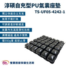 淳碩 自充型 PU氣囊座墊 TS-UF05-4242-1, 詳見包裝, 詳見包裝