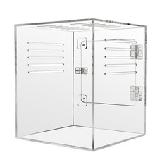 아크릴 투명 파충류 사육장 도마뱀 크레스티드 게코 레오파드, 3T, 250x250x300 / 3T [JL2530], 1개