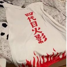 ZCBV 패셔너블 나루토 질풍전 4대 호카게 나미카제 미나토 담요 낮잠 이불 사무실 인테리어 장식 굿즈 DLO76867