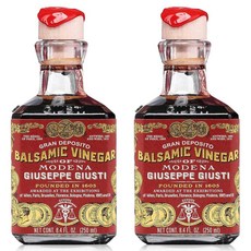 giuseppe giusti 3獎牌方塊巴薩米克醋, 250ml, 2個