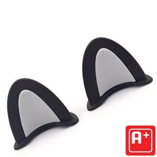 알탱고 귀여운 동물 /고양이 귀/ 헬멧 부착형 장식 레포츠용 선물용, 블랙+그레이