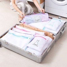 옷감보호망 지퍼세탁망 엉킴방지 고급 세탁망 다용도 빨래분리 빨래 기옷감보호, 사각
