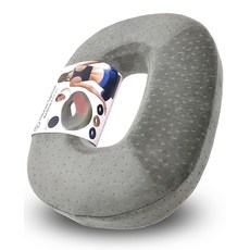 정골원 원장 추천 원좌 쿠션 무메모리폼 탑재 모델 치질 허리 산후 자세 어시스트 자동차 전면 경사 사양 고반발 경도 도넛 쿠션 안전 기준 클리어 회색 정상 크기, 상세페이지 참조