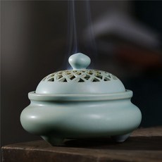 琺瑯彩心經香爐 淨香爐 盤香爐, 14號天藍色香爐, 1個
