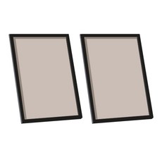앨리스앤 프레임액자 1+1 인테리어 사진 액자, 2개, 블랙 (RH002)