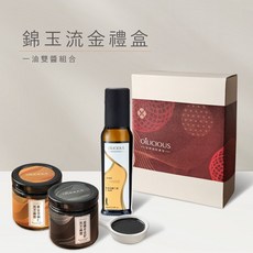 人良油坊 健康禮盒：第一道初榨亞麻仁油 芝麻醬x2入任選 (新年送禮/長輩送禮/油禮盒/冷壓初榨油), 亞麻仁油-綻采之森禮盒,奇亞籽黑芝麻醬x1+亞麻仁黑芝麻醬x1, 1個