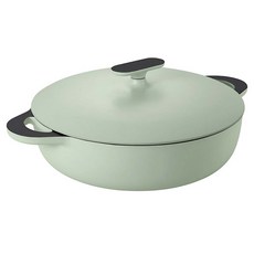 데슬론 오로라 시리즈 에나멜 다용도 양수냄비 3.3L, 그린, 1개, 26cm