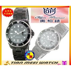 OP 奧柏錶 黑水鬼 藍寶石水晶鏡面 潛水錶 89983MBS
