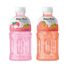모구모구 리치+복숭아, 12개, 320ml