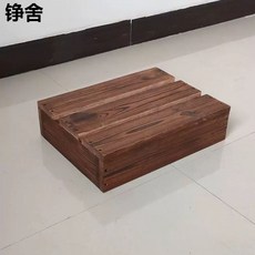 나무 발판 계단 현관입구 받침대 원목 선반 디딤대 현관, A. 40x30x10cm