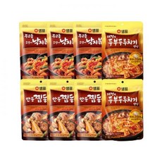 샘표 한식양념 8개 (오징어3 찜닭3 두루치기2), 샘표 한식양념, 8개 (오징어3 찜닭3 두루치기2)