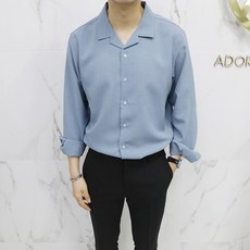 Ador 經典純光 9 色無領夏季睡衣酷襯衫