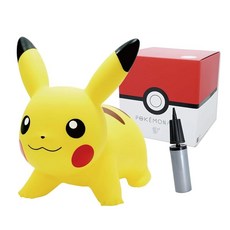 공식 POKEMON AIR 포켓몬 에어 공기 넣기 펌프 포함 승용 장난감 3세 4세 5세 선물 생일 선물 피카츄 3살 4살 5살 크리스마스, 1개, 상세페이지 참조