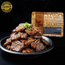 [프리미엄] 윤상섭 양념LA갈비 (대용량), 2개, 1kg