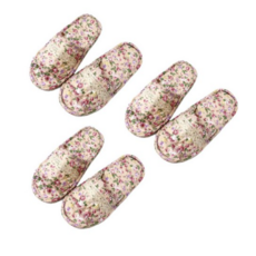 우블리스 더블쿠션 패드 퀼트면 거실화, 13로즈핑크, 3개