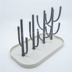 [이든] 휴대가능 조립형 젖병 건조대 선인장 모양, _베이지, 본품