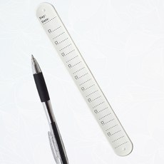 메모지 손목 필기 업무용 체크리스트 팔찌 밴드, 1개