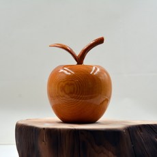 希諾奇 台灣檜木小蘋果 擺飾, 1個