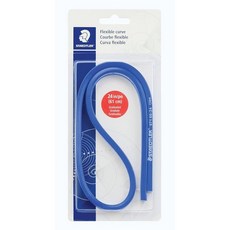 Staedtler 인치 및 미터법 스케일 표시가 있는 유연한 곡선 24인치/60cm 97160-24BK 101350, 1