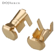 20/50/100/200 Pcs ST760059-3 자동 황동 타이코 와이어 하네스 커넥터 크림프 터미널 퓨즈 홀더 버튼 접점, 01 Female, 01 100 pcs