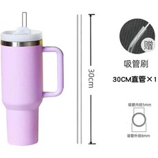 good 高硼硅冰霸杯玻璃吸管杯子配件耐高溫透明通用吸管, 1個, 高硼硅玻璃吸管 尺寸30mm 直徑8m, 抗爆材質 一支直管+兩支彎管 送刷
