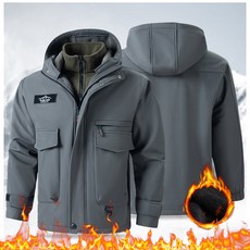 ANYOU 남자 겨울 방한복 경량 방수 야외 환경에 적응 작업복 다양한 착용 방법 컴포트 작업복