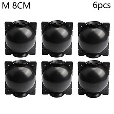 취목볼 묘목 플랜테리어 수태 6/10Pcs 식물 뿌리 공 고압 이식 번식 케이스 상자 전파 Jardinage 냄비 정원 액세서리, 6Pcs black 8CM