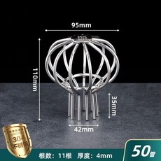 304不鏽鋼地漏過濾網 適用75管, 1個, N/A