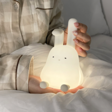바니 토끼 실리콘 무드등 LED 수유등 수면등 조명