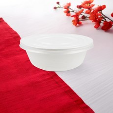 米糕碗 底+蓋 1000ml 耐熱 可微波 外帶餐盒, 1個, 50個裝