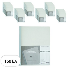 희망사무포인트 A4 삼각 쫄대홀더 HF1097, 투명, 150개