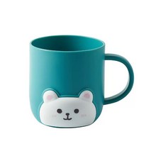 糖果色兒童牙刷組，買就送漱口杯，12月份定期更換，柔軟刷毛呵護牙齦, 1個, 刷牙漱口杯-藍綠色