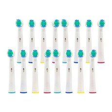 ARES 오랄비 전동칫솔모 호환 16입 프로/스마트/지니어스/바이탈리티 ProSmartGeniusVitality, 1세트, rcp01_ob16