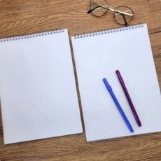 루체트리 노트 드로잉공책 A4 무지 상철 문구 필기 연습장