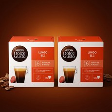 돌체구스토 룽고 캡슐커피, 6.5g, 12개입, 2개