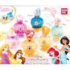 現貨 日本萬代 Bandai 正版 迪士尼公主香水造型珠寶盒 (小美人魚 茉莉公主 樂珮 小精靈 貝兒 愛麗絲), 現貨單買（款式歡迎聊聊）, 1個