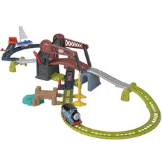 [Coupang Import] Thomas and Friends Train Play Bridge Lift with Thomas and Skiff, 混色