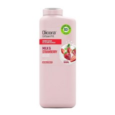 Dicora Urban Fit 샤워 크림 하이드레이팅 인 바디 로션 민감한 피부 습식 모이스처라이저 단백질 요거트 귀리 아베나 382.7g 13.5온스 256408, 우유 및 딸기, 13.5 액량온스 (1개들이 팩), 1