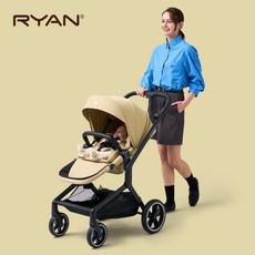 RYAN 리안 네스트 컴팩트 절충형 유모차(사은품:유모차정리함 컵홀더), 에크루