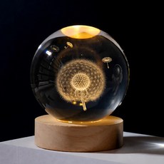 그렌든 한뼘 우주 LED 크리스탈 수유 무드등, 10.소망의 민들레