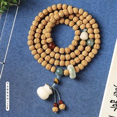 原創金剛菩提手串108顆金剛菩提念珠男女款手串跑環菩提手持手鍊, 1個, 金剛福袋