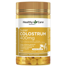 헬씨케어 슈퍼 초유 400mg 200정 (씹어먹는 정제), 1개
