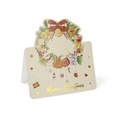 크리스마스 인사 카드 산타 클로스 눈사람 축복 엽서 친구 생일 장식 10, 04, 1 PCS