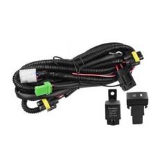 앞 범퍼 왼쪽 오른쪽 안개등 LED 할로겐 커버 하네스 스위치 포함 시트로엥 C4L 2012 2013 2014 2015, 11)Harness Switch