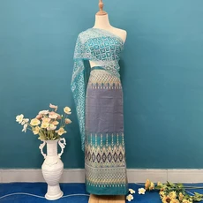 태국 미얀마 여성 다이 의상 민족 공연 무용 전통 스타일 드레스, 01 one size, 29 8